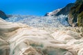 Franz Josef Glacier in Southern Alps, New Zealand South Island Royalty Free Stock Photo