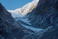 Franz Josef Glacier in Westland region in New Zealand Royalty Free Stock Photo