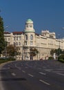 Franz-Josefs-Kai Road in Vienna and Buildings