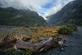 Franz joseph glacier south island new zealand importand landmark to traveling