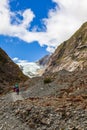 Franz Joseph Glacier valley trackking. South Island, New Zealand