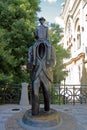 Franz Kafka Statue in Prague 
