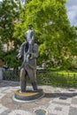 Franz Kafka Statue Prague by Jaroslav Rona Royalty Free Stock Photo