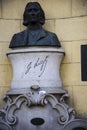 Memorial to Franz Liszt the composer and pianist in Budapest in Hungary.