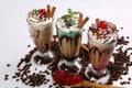 Frappe coffee with different flavours