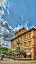 Frascati Roma caffÃÂ¨ edifici italy hdr Royalty Free Stock Photo