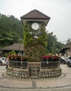 Fraser Hill, Malaysia - August 15, 2022: Famous landmark of Clock Tower at Fraser Hill, Malaysia. Royalty Free Stock Photo