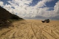 Fraser Island Four Wheel Drive Royalty Free Stock Photo