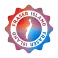 Fraser Island low poly logo.