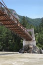 Fraser River Crossing, Historic Alexandra Bridge Royalty Free Stock Photo