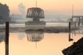 Fraser River Rail Bridge Dawn