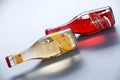 Fratellini, red and white wine, fruit flavored Royalty Free Stock Photo