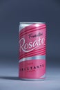 Fratellini Secco, Frizzante, can of red wine, isolated Royalty Free Stock Photo