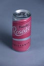 Fratellini Secco, Frizzante, can of red wine, isolated Royalty Free Stock Photo