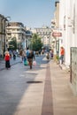 Fratii Buzesti street in Craiova, Romania