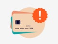 Fraud Detection icon. Guard against bank card fraud and unauthorized transactions. Enhance payment security to prevent