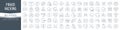 Fraud and hacking line icons collection. Big UI icon set in a flat design. Thin outline icons pack. Vector illustration EPS10