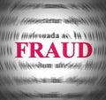 Fraud or trickster means a con artist who will swindle customers - 3d illustration