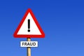 Fraud Warning Royalty Free Stock Photo