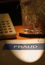 Fraud - white collar crime Royalty Free Stock Photo