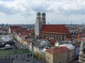 Frauenkirche Cathedral to Munich in Germany.