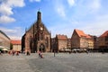 The Frauenkirche (Church of Ladies) in Hauptmarkt, Nuremberg, Bavaria, Germany.