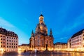Dresden at night, Germany Royalty Free Stock Photo