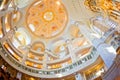 Frauenkirche interior in Dresden, famous church, Germany