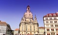Frauenkirche May 2018 - Dresden, Germany Royalty Free Stock Photo