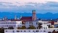 Frauenkirche in Munich with Alps Panorama, Germany Royalty Free Stock Photo