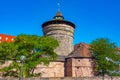 Frauentor at the medieval fortification of the german city Nurnb