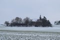 ThÃÂ¼r, Germany - 01 17 2021: Fraukirch in winter