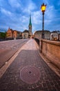 Fraumunster Church in the Morning, Zurich, Switzerland