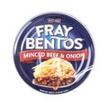 Fray Bentos Mince Beef and Onion Pie on a white background