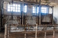 Interior of a former meat factory in Fray Bentos