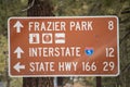 Frazier Park, California, United States - March 14, 2021: A