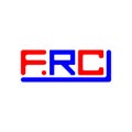 FRC letter logo creative design with vector graphic, FRC Royalty Free Stock Photo