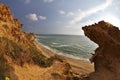 Freakish rocks on coast