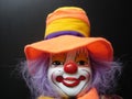 Freaky clown Royalty Free Stock Photo