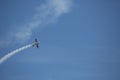 Frecce Tricolore, Three-Colored Arrows in Ladispoli, Italy Royalty Free Stock Photo