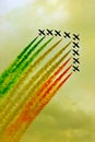 Frecce Tricolori Royalty Free Stock Photo