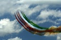 Frecce Tricolori air demonstration team Royalty Free Stock Photo