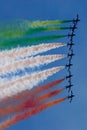 Frecce Tricolori pilotage Royalty Free Stock Photo