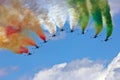 Frecce Tricolori Royalty Free Stock Photo