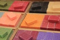 Frech soap at a market stall Royalty Free Stock Photo