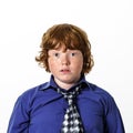 Freckled red-hair boy Royalty Free Stock Photo