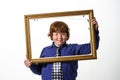 Freckled red-hair boy Royalty Free Stock Photo