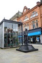 Fred Dibnah statue at Bolton