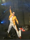 Freddie Mercury Tribute Royalty Free Stock Photo