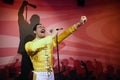 Freddie Mercury wax statue Royalty Free Stock Photo